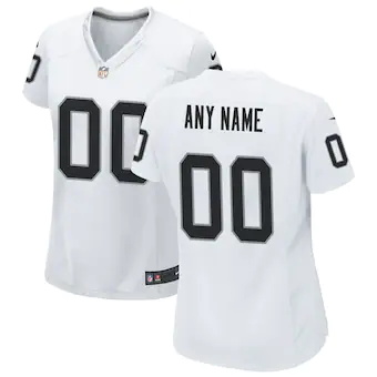 womens nike white las vegas raiders custom game jersey_pi38